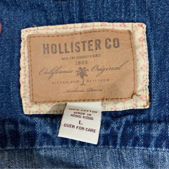 Hollister Denim Women's Jacket (Large) - Picture 3 of 3